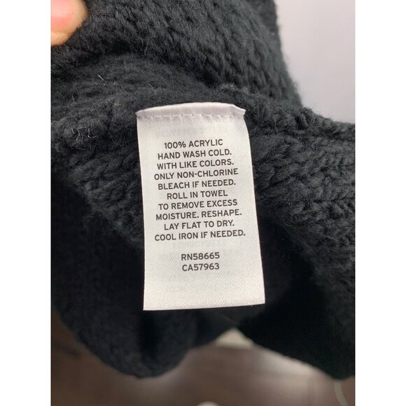 Treasure & Bond XS Black Textured Zip-Up Sweater Jacket - Picture 3 of 5